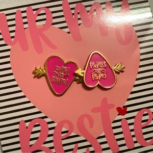 4/$15 🌻 NWT Best Friend Matching Arrow Heart Pins Cupid is Stupid